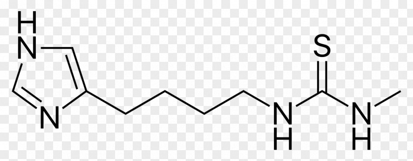 Burimamide Chemical Formula Metiamide N-Acetylglutamic Acid Molecule PNG