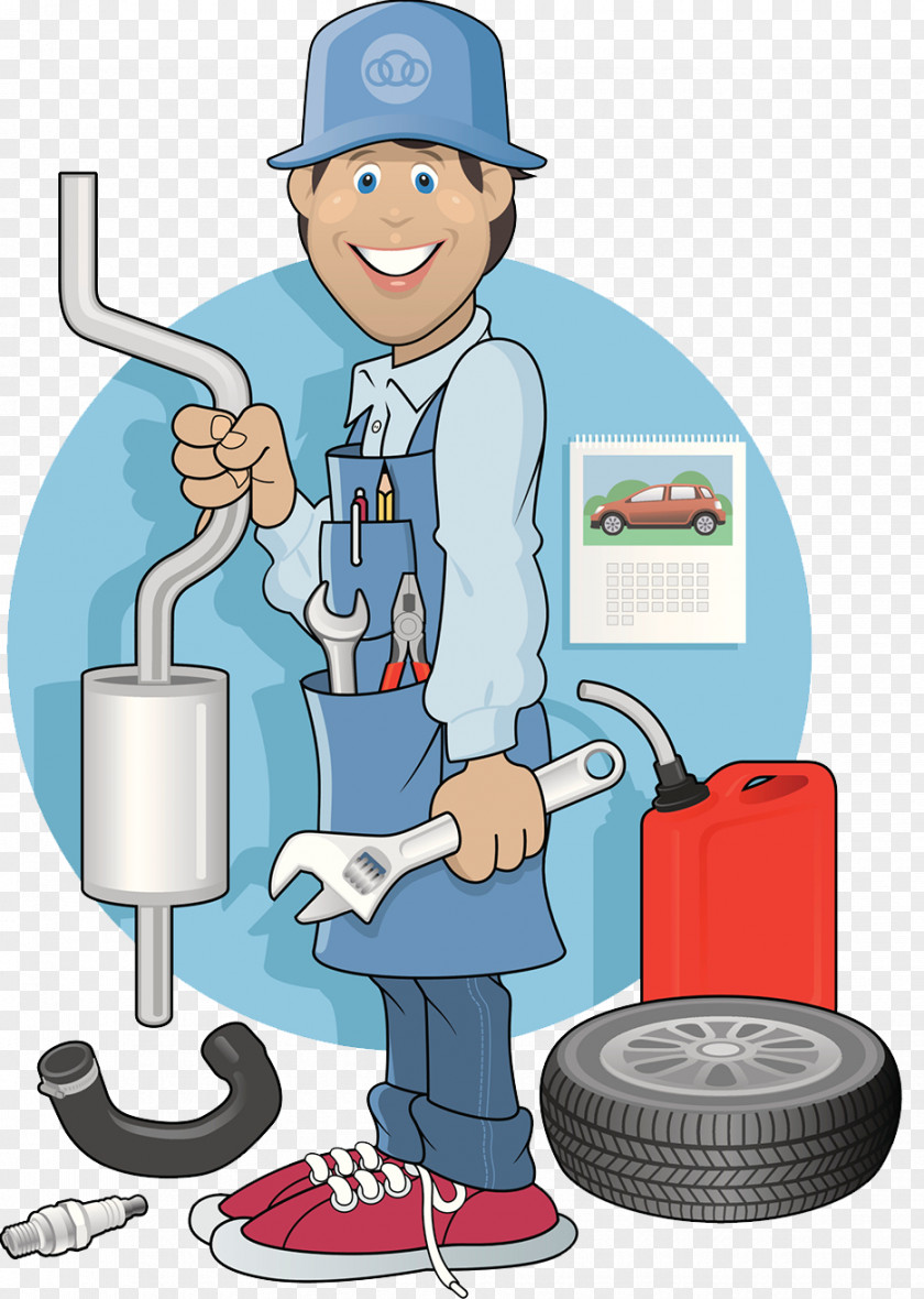 Car Repair Workers Illustrations PNG