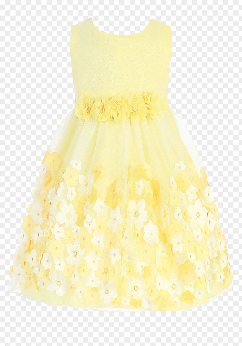 Lace Aline Clothing Dress Day Yellow Cocktail PNG