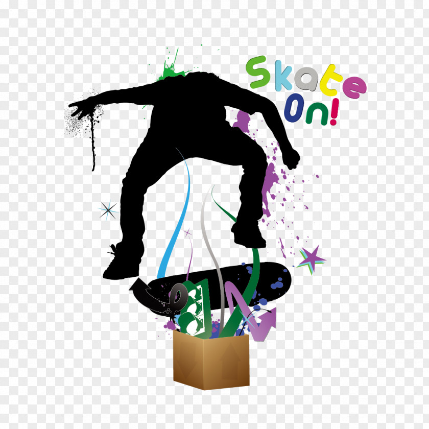 Skateboarding Silhouette Skateboard Clip Art PNG