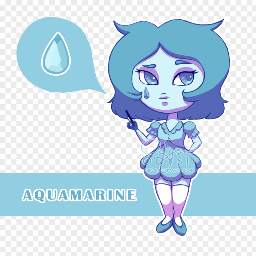 Aquamarine Gemstone Vertebrate Clip Art Illustration Fairy Product PNG