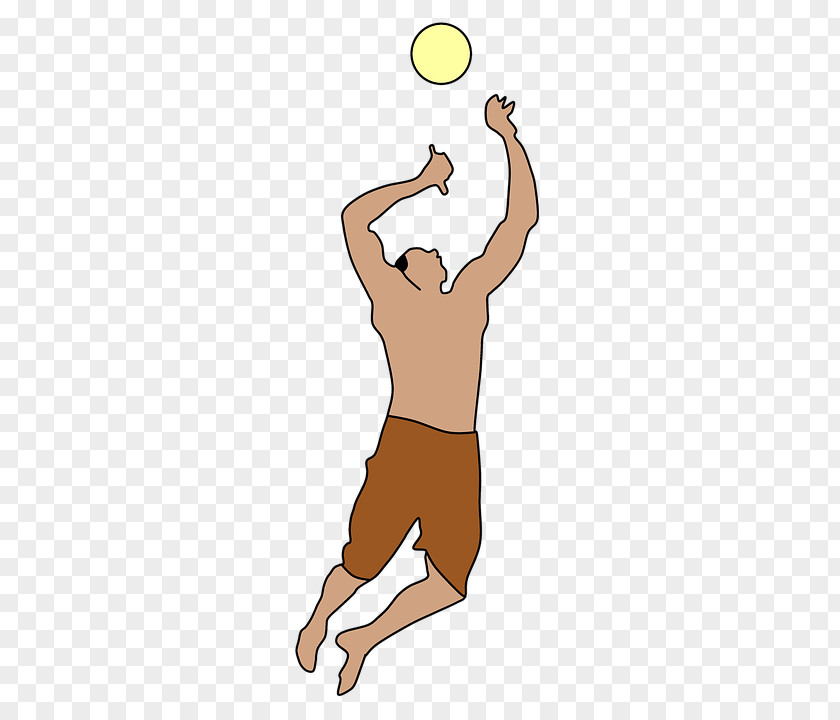 Ball Beach Volleyball Game Vertical Jump PNG