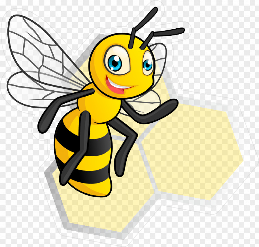 Bee Beehive Logo Honey Image PNG
