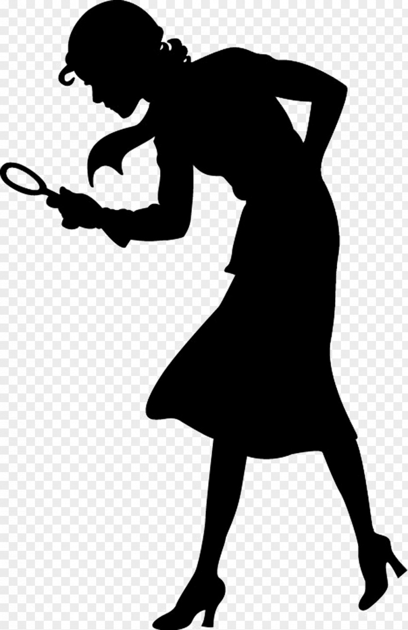Detective Silhouette Nancy Drew The Sign Of Twisted Candles Bungalow Mystery Clip Art PNG