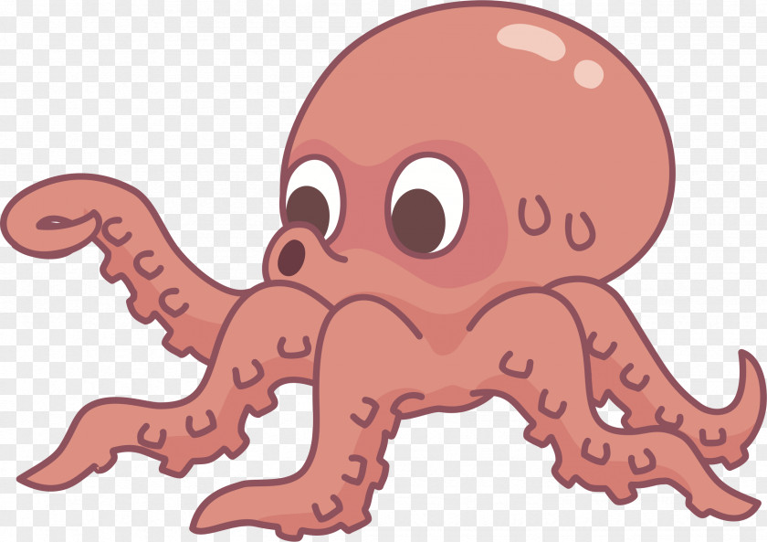 Octapus Octopus Cartoon Clip Art PNG