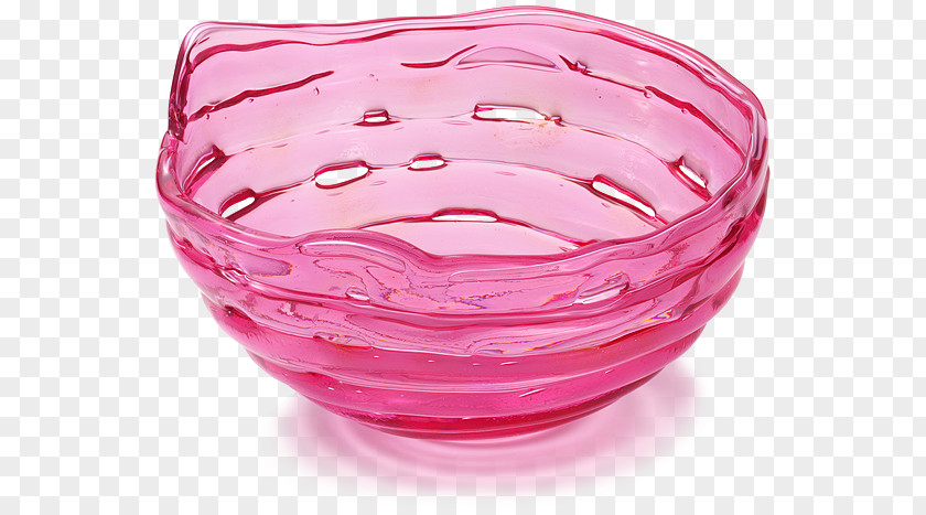 Round Material Bowl Pink M PNG