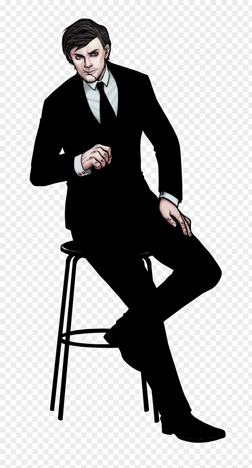 Suit Tuxedo Creepypasta Slenderman Drawing PNG