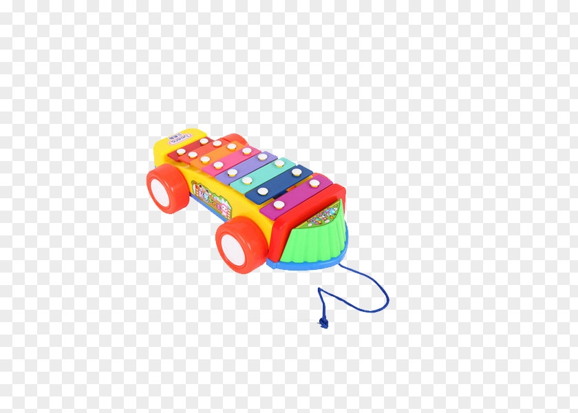 Cartoon Car Xylophone Child Toy PNG