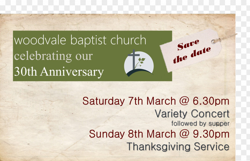 Church Anniversary Brand PNG