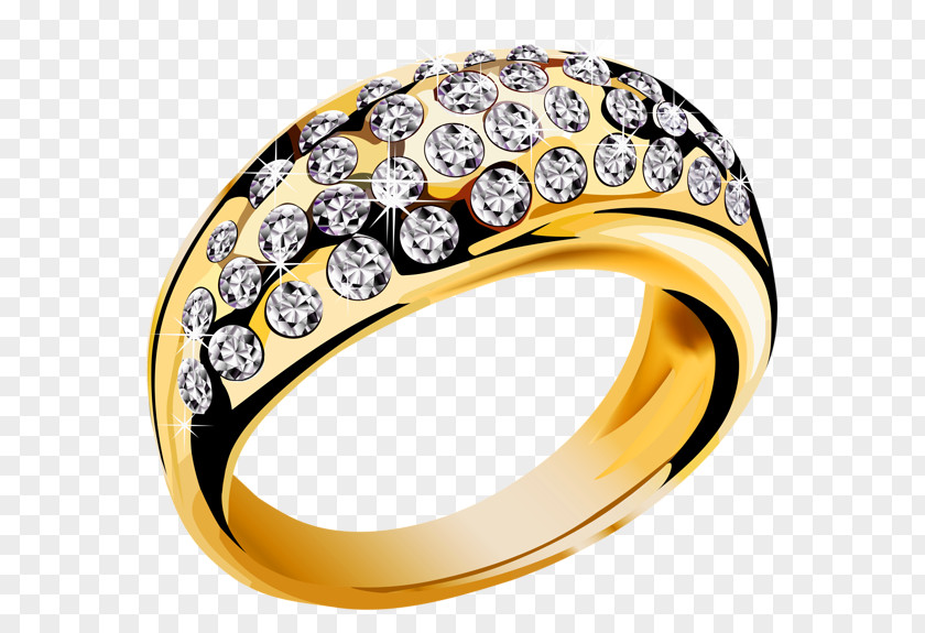 Golden Ring Earring Jewellery Gold PNG