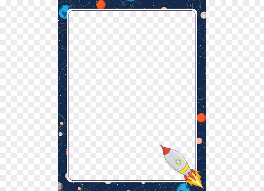 Space Rocket Box Outer Clip Art PNG