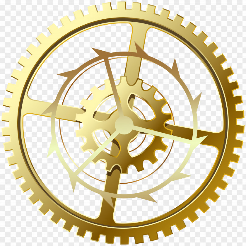Gear Gold Clip Art Image United States Blade Saw Company Sales PNG