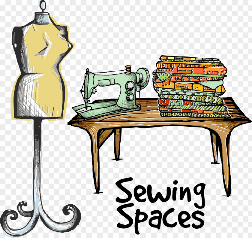 Sewing Lessons Machines Clip Art Craft Room PNG