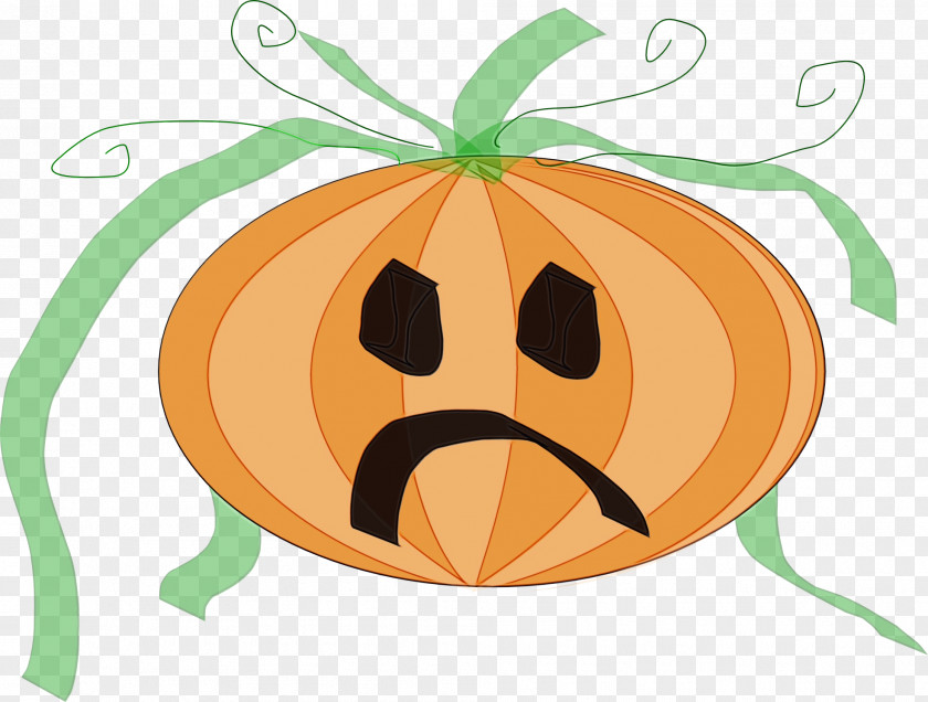 Smile Leaf Pumpkin PNG