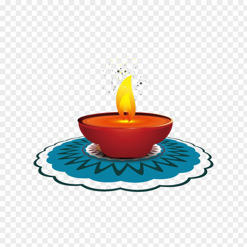 Candle Bowl Flame PNG