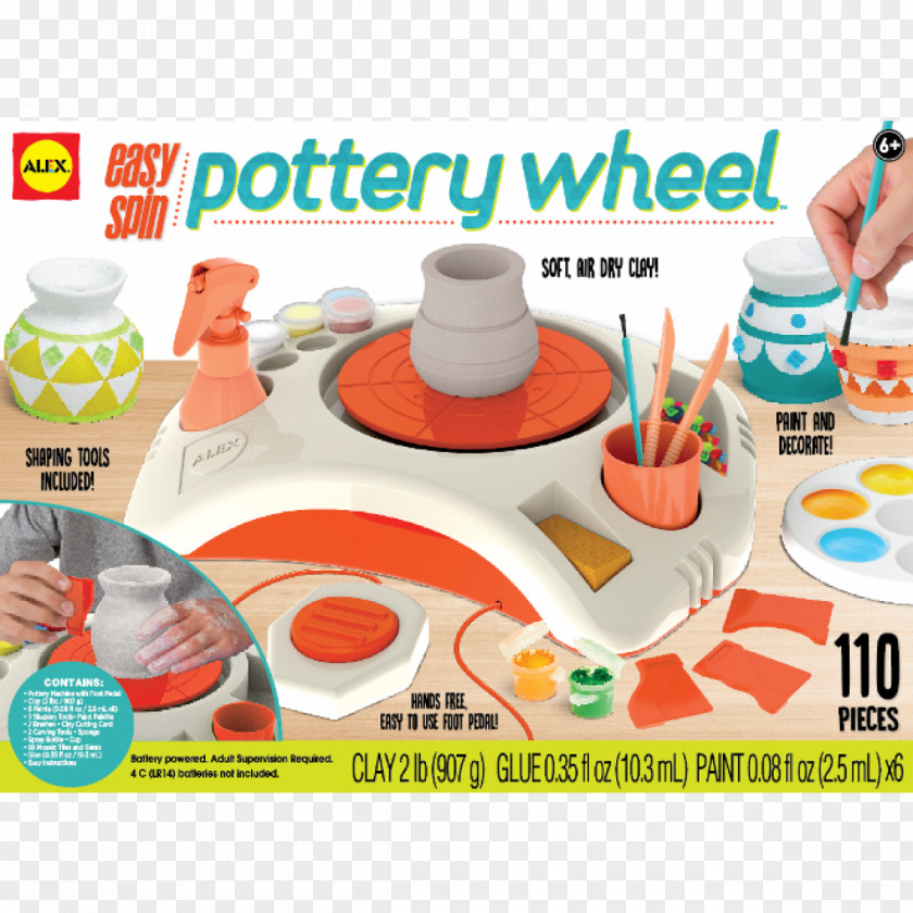 Pottery Wheel Potter's Ceramic Educational Toys Clay PNG