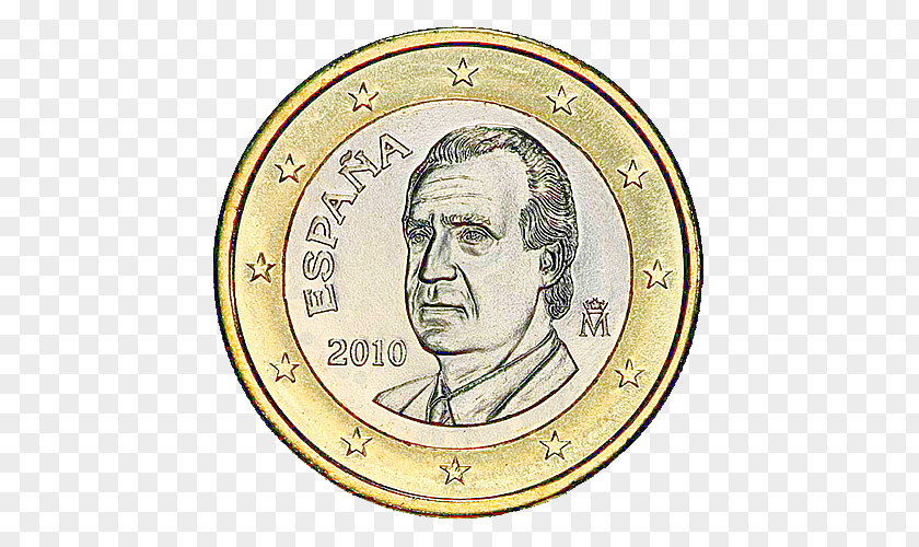 1 Euro Coin Belgium European Union Mint PNG