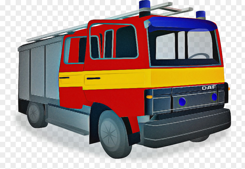 Bus Fire Apparatus Firefighter Cartoon PNG