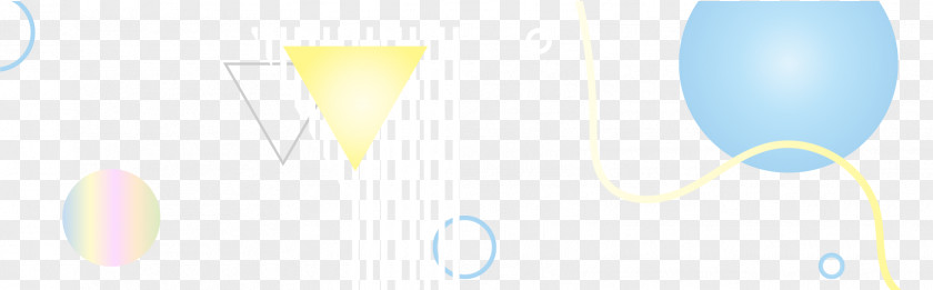 Gradient Colored Triangle Circle Yellow Balloon Font PNG