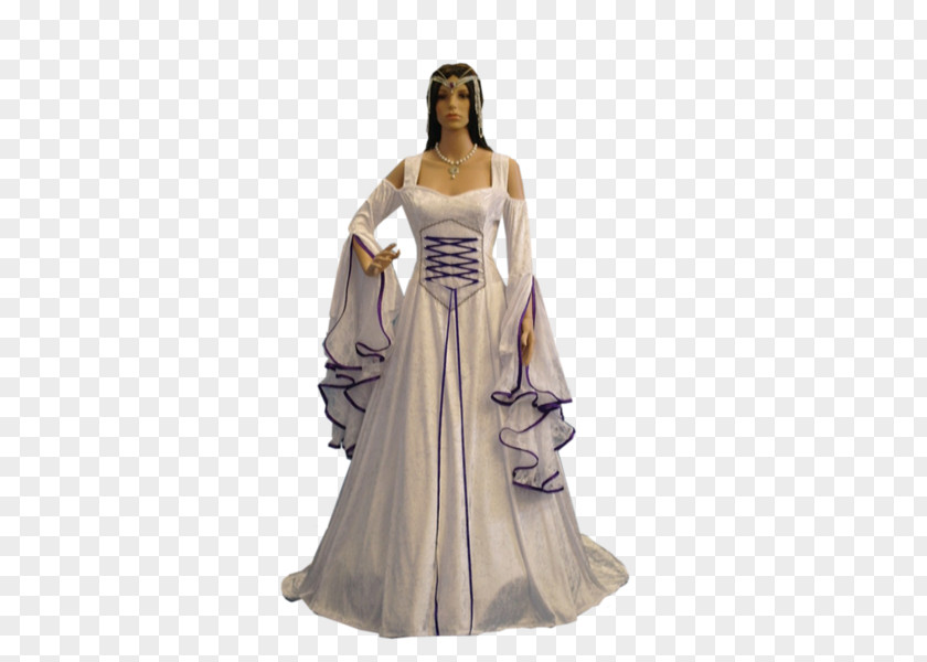 Renaissance Dress Costume Design Gown PNG