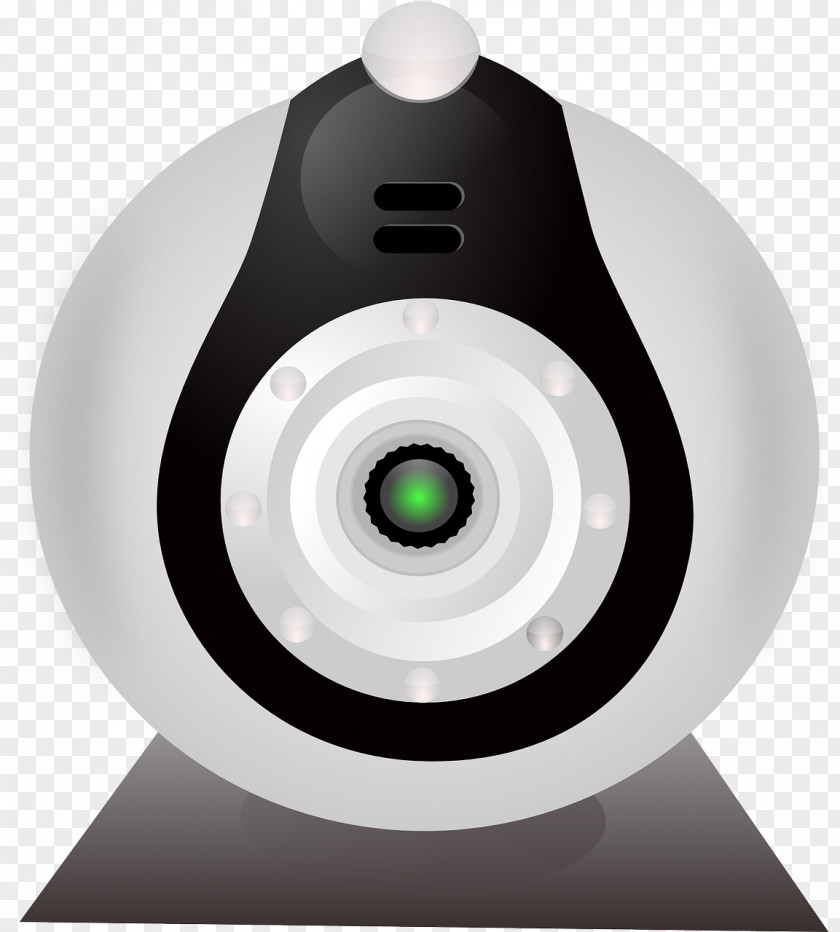 Round Camera Webcam Clip Art PNG