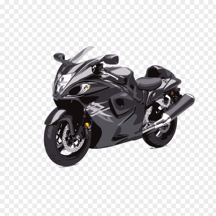Vector Drawing Realistic Black Motorcycle Race Helmet Royalty-free Clip Art PNG