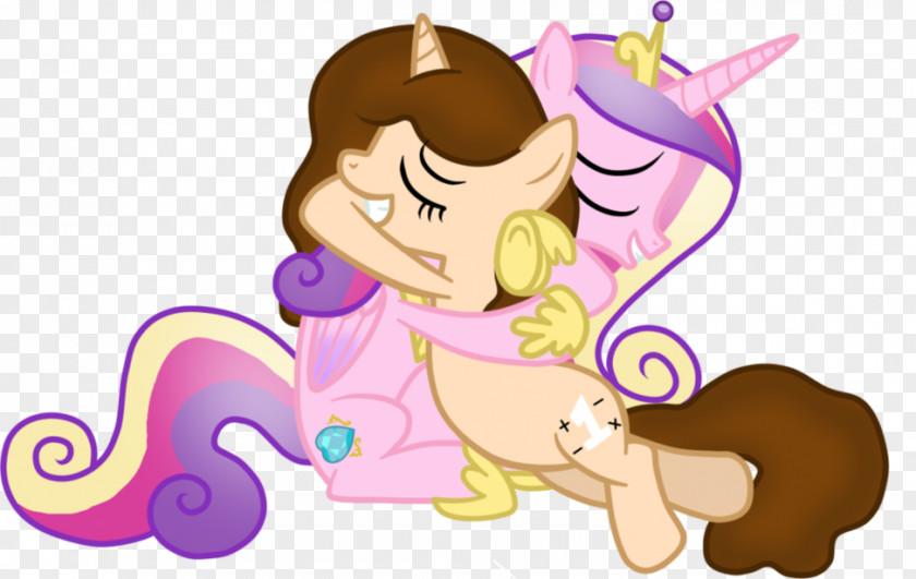 Andrea Cliparts Princess Cadance Pony Hug Clip Art PNG