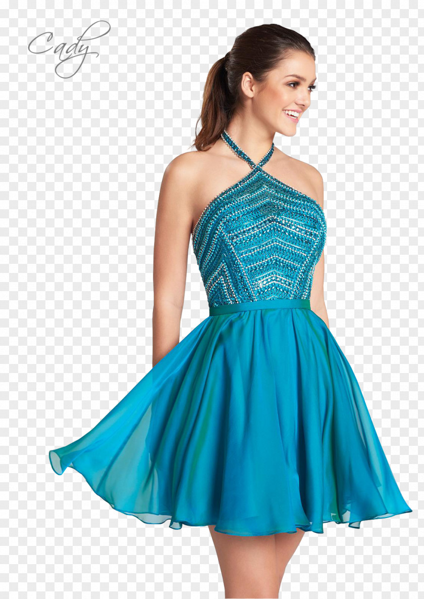 Blue Evening Gown Cocktail Dress Wedding Prom Party PNG