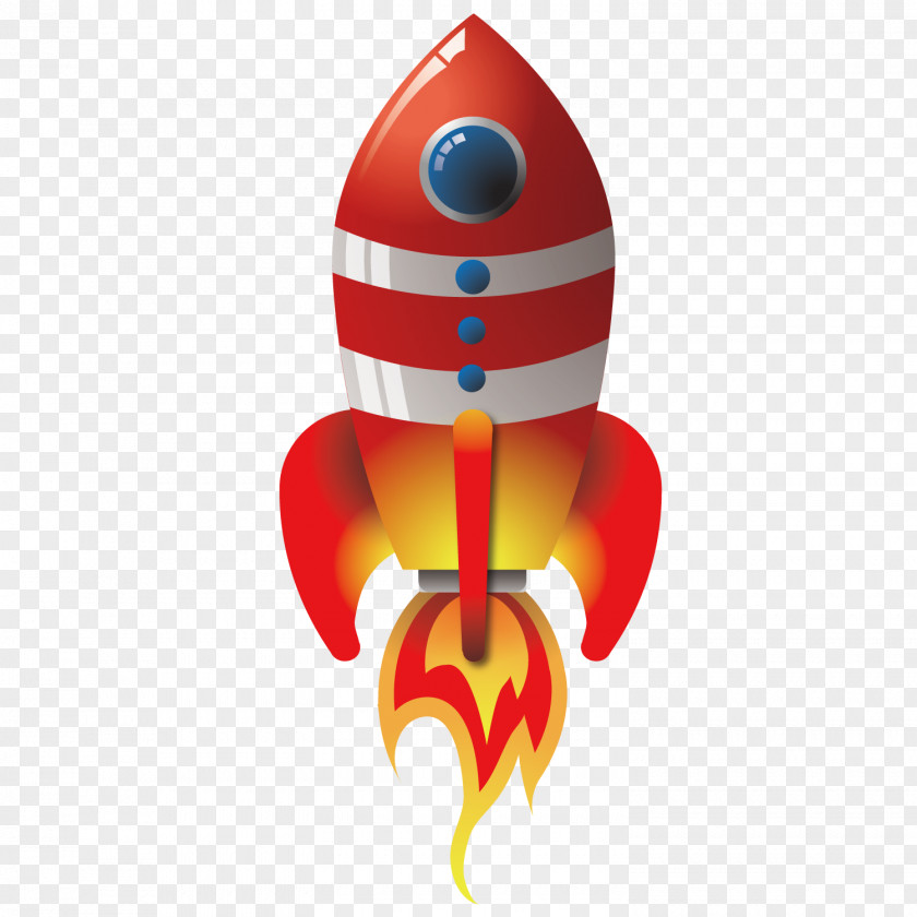 Cartoon Rocket Toy PNG