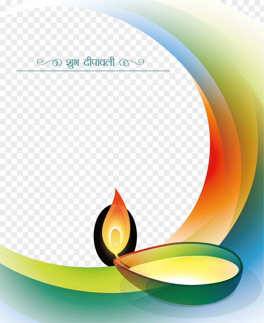 Color Stripe Frame Candle Stand Flame Download PNG