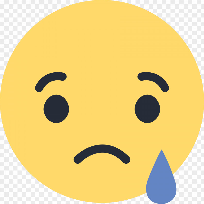 Emoji Emoticon Facebook Social Media Like Button Sadness PNG