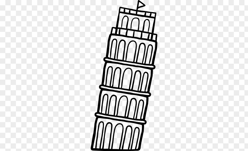 Leaning Tower Of Pisa Font PNG