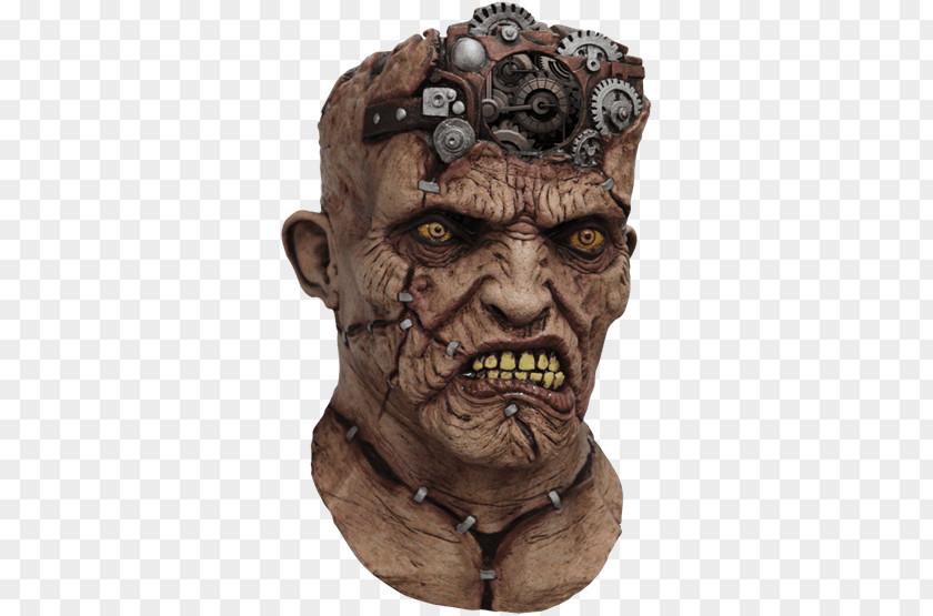 Mask Frankenstein's Monster Halloween Costume PNG