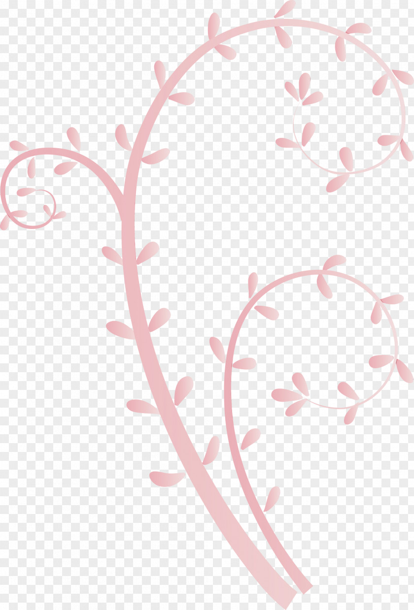 Pink Heart Plant Ornament PNG