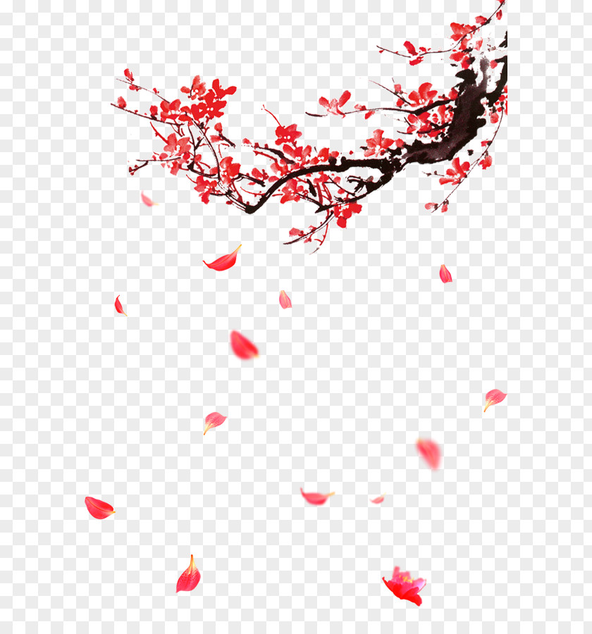 Ppt Plum Blossom Image Vector Graphics Design PNG