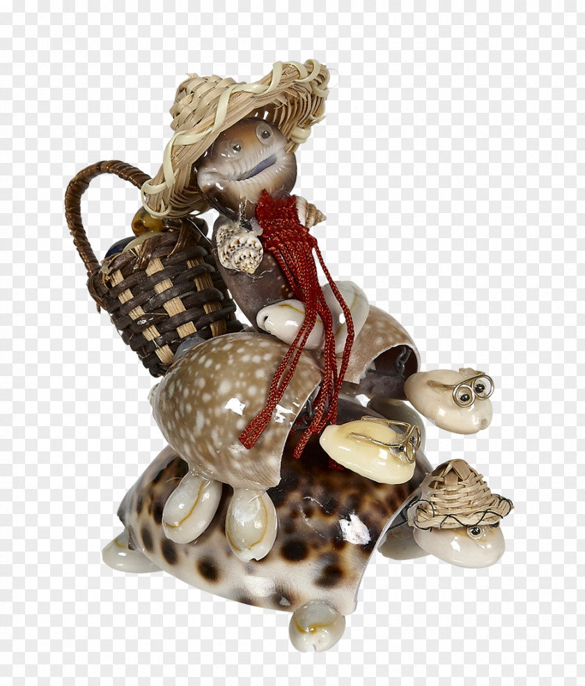 Seashell Animal Figurine Jewellery Collectable PNG