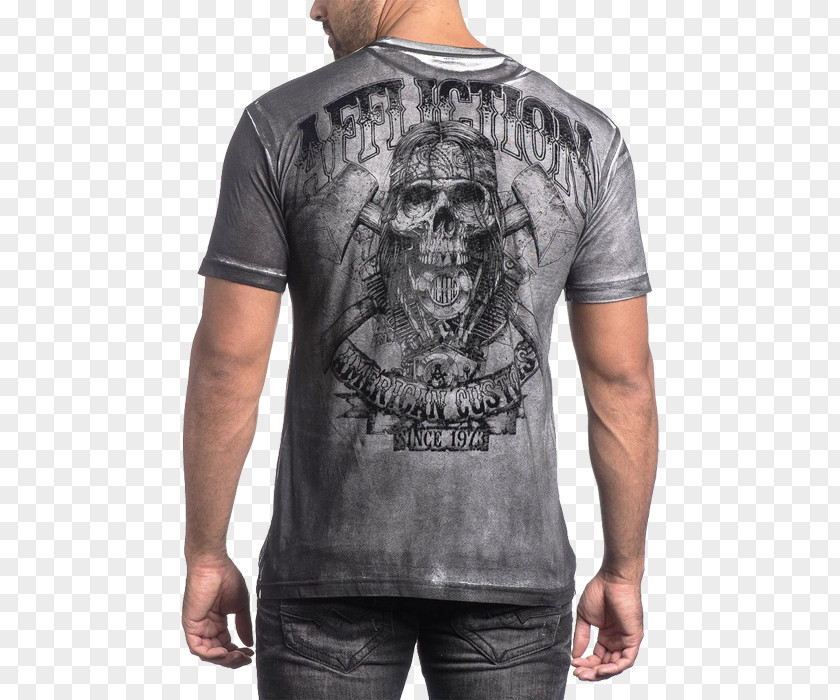 T-shirt Long-sleeved Affliction Clothing PNG
