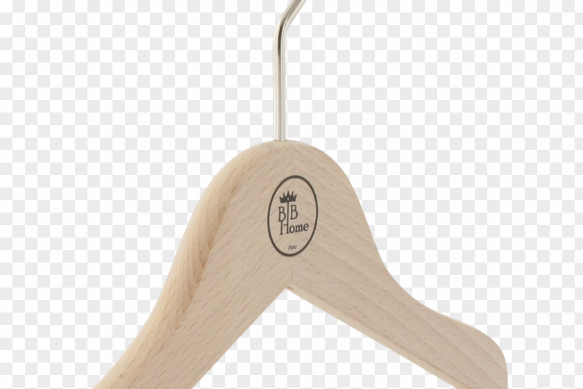 Wooden Hanger Pad Printing Clothes Beige PNG