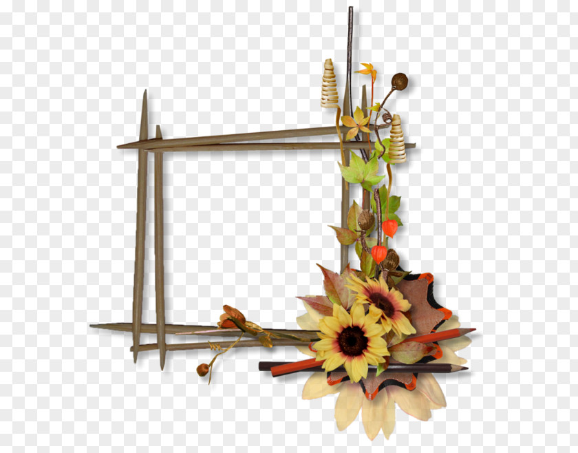 Autumn Floral Design Image Clip Art PNG