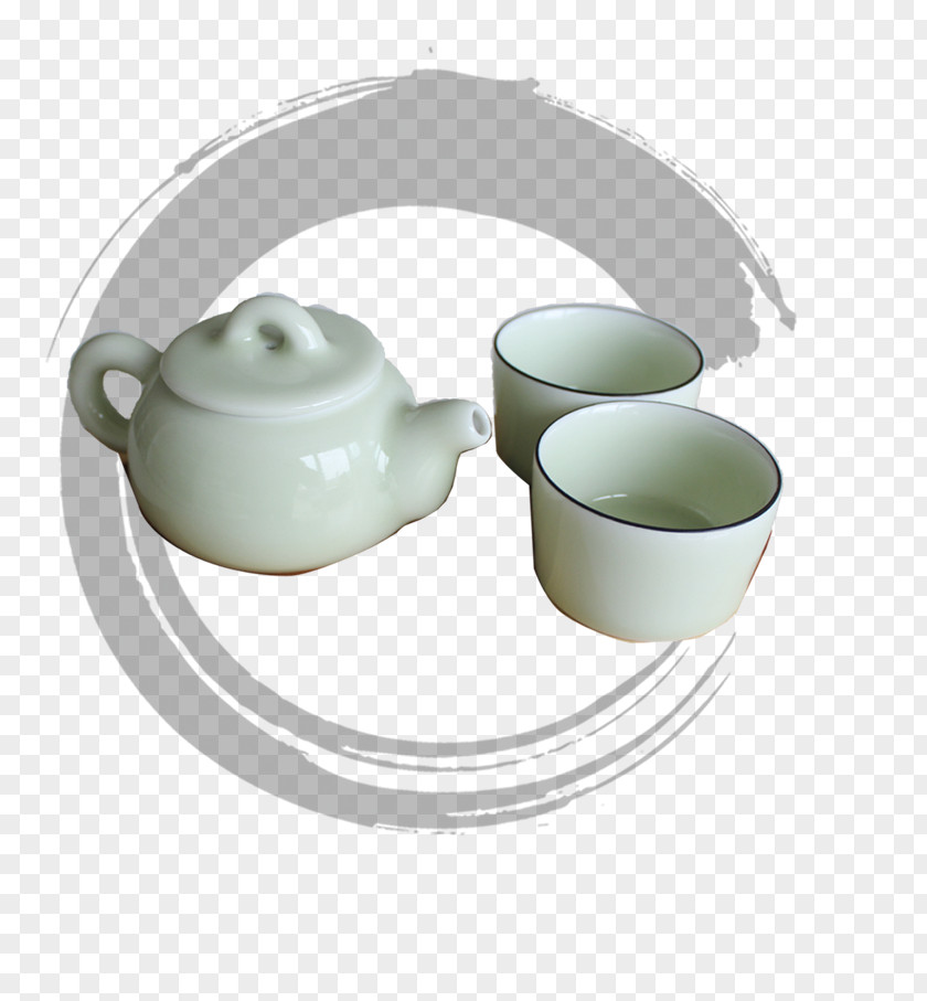 Ceramic Tea Teapot Chawan Teaware PNG