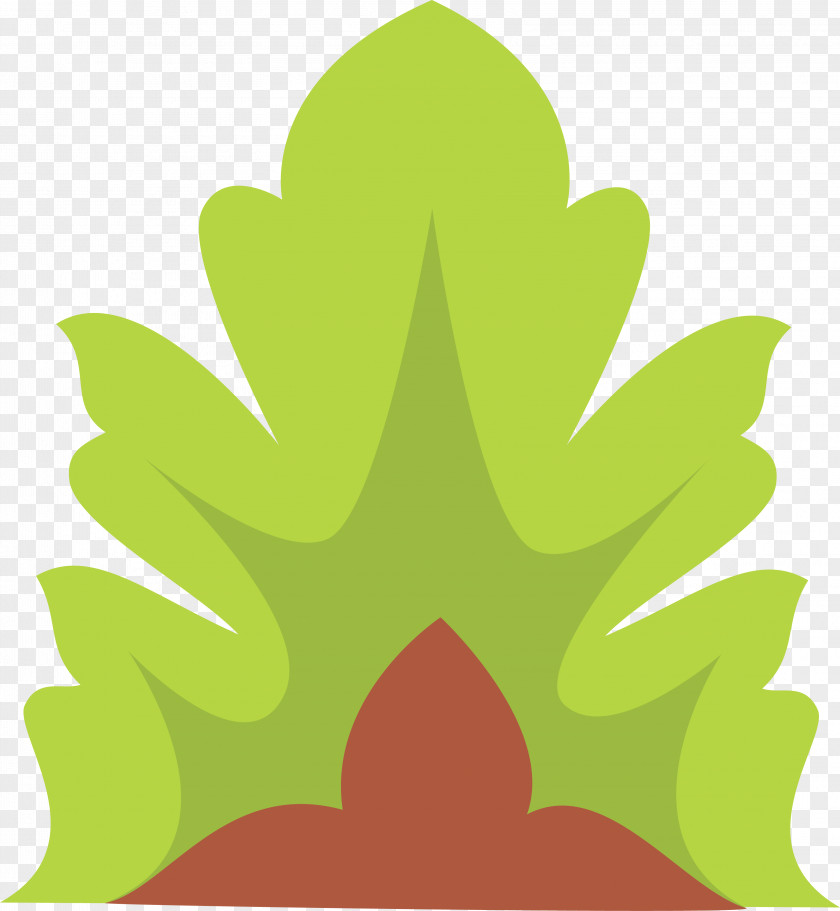 Leaf Pattern Rotational Symmetry Sign PNG