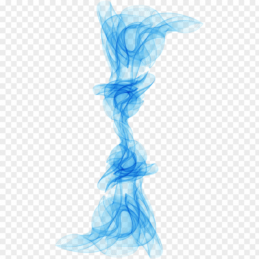 Dynamic Lines Curve Line Euclidean Vector Blue PNG