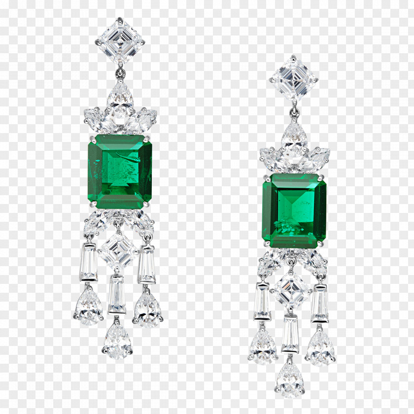 Emerald Earring Jewellery Gemstone Luxury Goods PNG