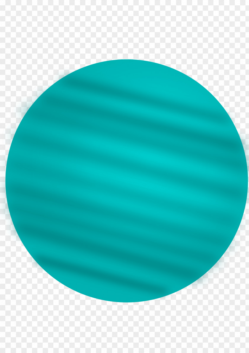 Uranus Turquoise Circle PNG