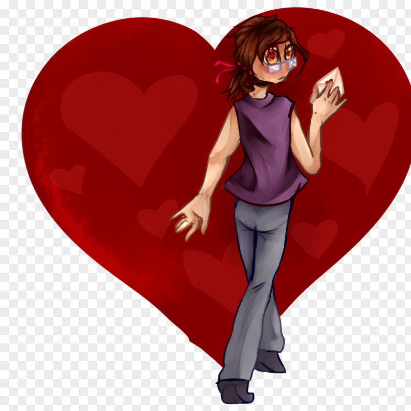 Valentine's Day Cartoon Desktop Wallpaper Character PNG