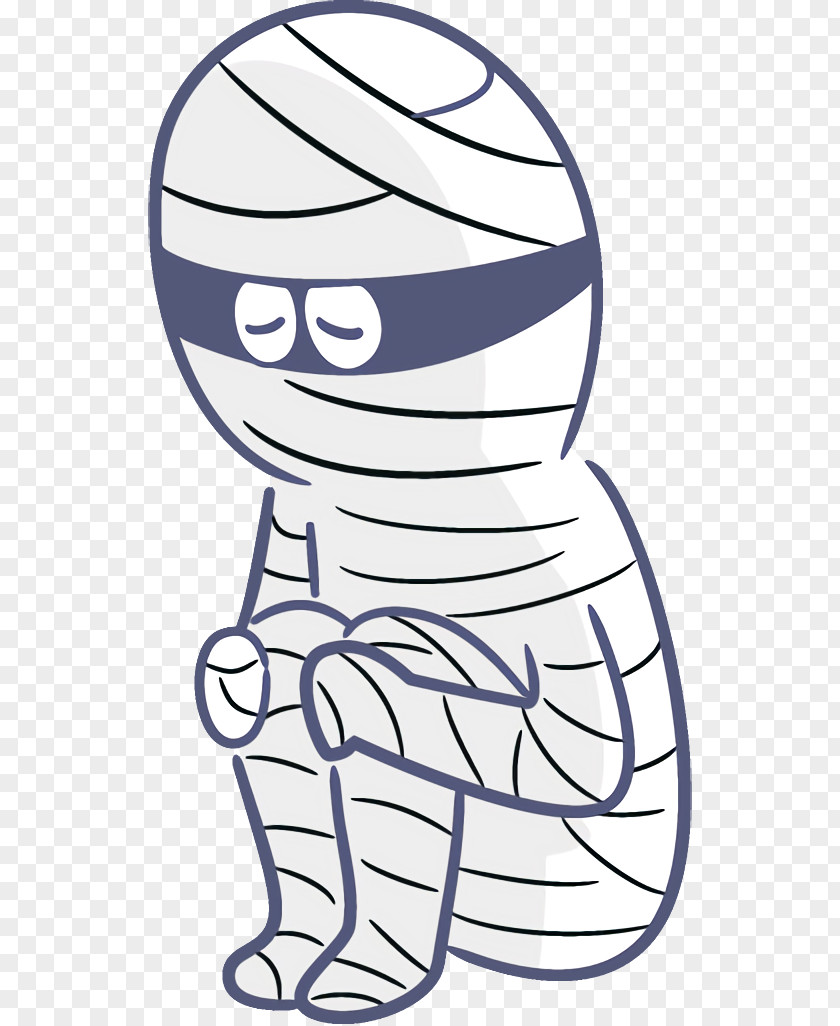Drawing Coloring Book Mummy Halloween PNG