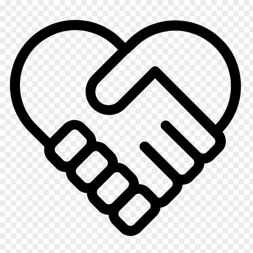 Heart Handshake Symbol PNG