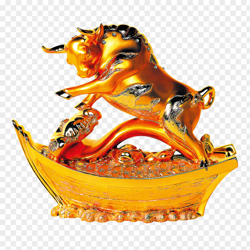 Ingot Taurus Chinese New Year Zodiac Dragon Clip Art PNG