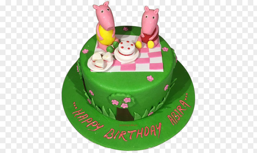 Peppa Birthday Cake Torte Layer Decorating PNG