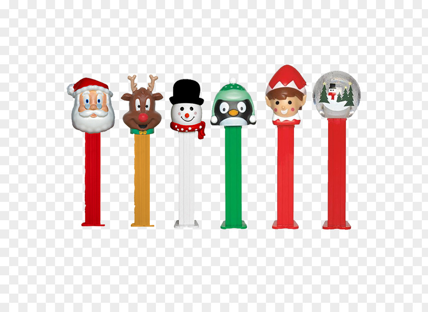 Small Fresh Material Pez Rudolph Chocolate Balls Christmas Candy PNG